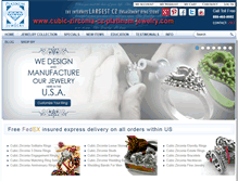 Tablet Screenshot of cubic-zirconia-cz-platinum-jewelry.com